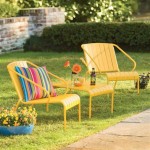 Creating An Outdoor Oasis With Yellow Patio Furniture
