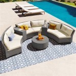 Half Moon Patio Furniture - Stylish And Functional Decor For Your Outdoor Space