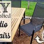 How To Recover Metal Patio Chairs