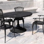 Outdoor Wrought Iron Patio Furniture: Aesthetics And Durability